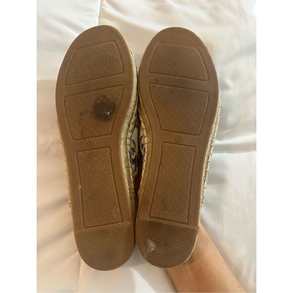 Tory Burch Women's Embroidered Floral Round Toe Mules Multicolor Size 6 - Picture 7 of 12